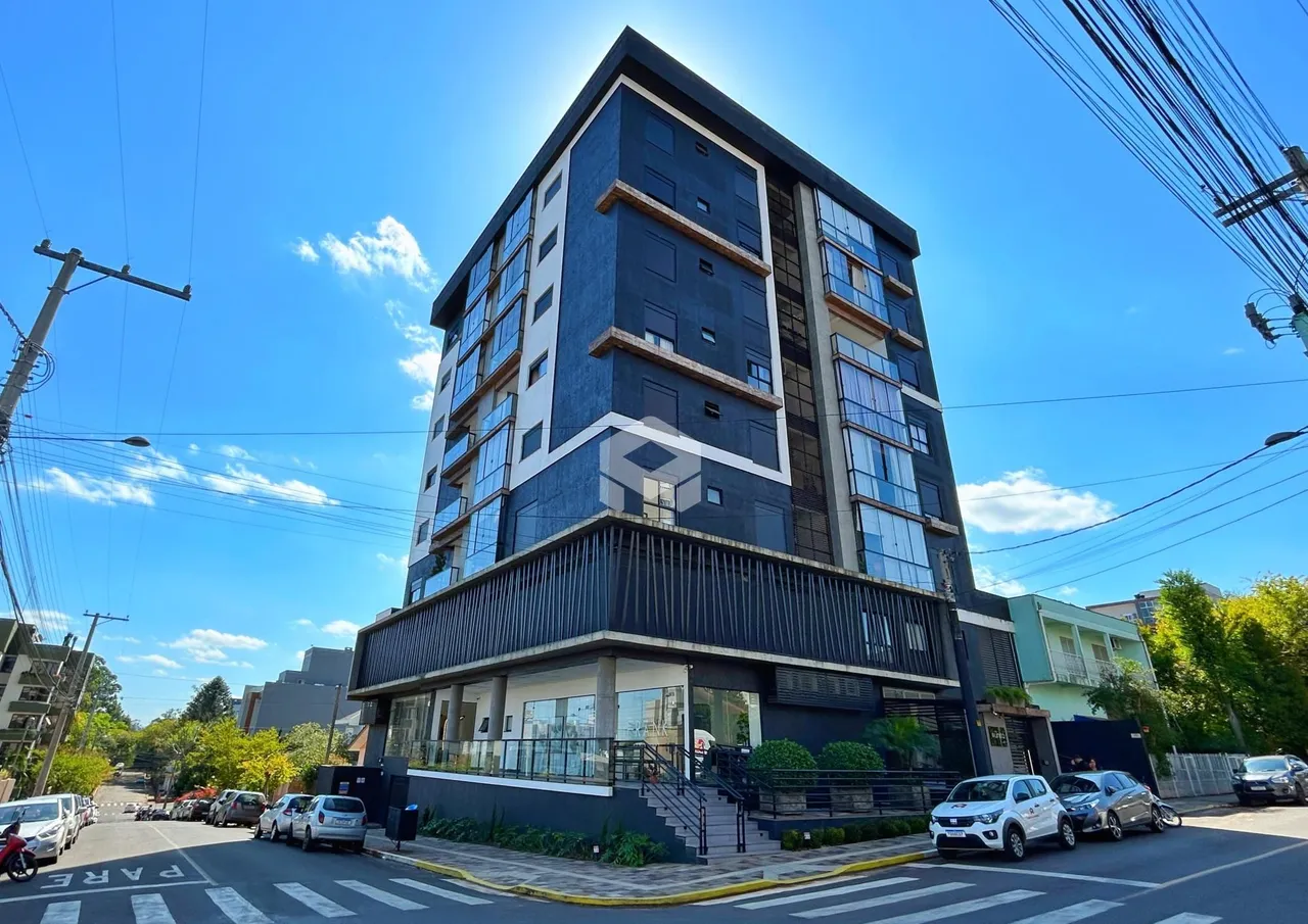 Fachada de um prédio residencial em Lajeado, Brasil.