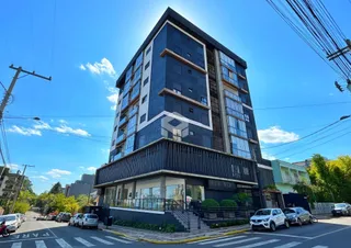 Fachada de um prédio residencial em Lajeado, Brasil.