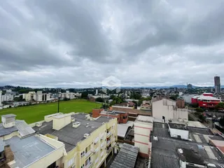 Vista aérea de uma área residencial em Lajeado, Brasil.