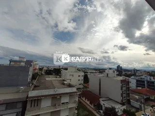Vista panorâmica de edifícios na paisagem urbana de Lajeado.