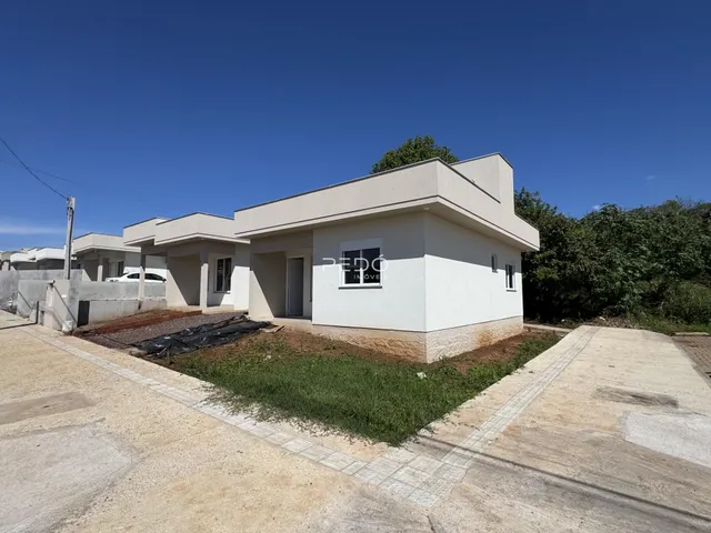Fachada de uma casa residencial em Lajeado, Brasil.