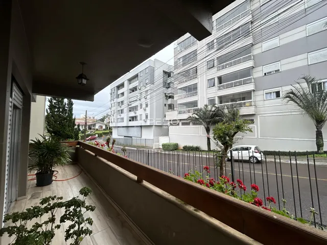 Vista da varanda de um apartamento em Lajeado, Brasil.