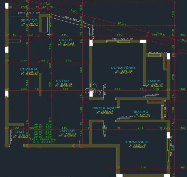 Apartamento com 2 dormitórios