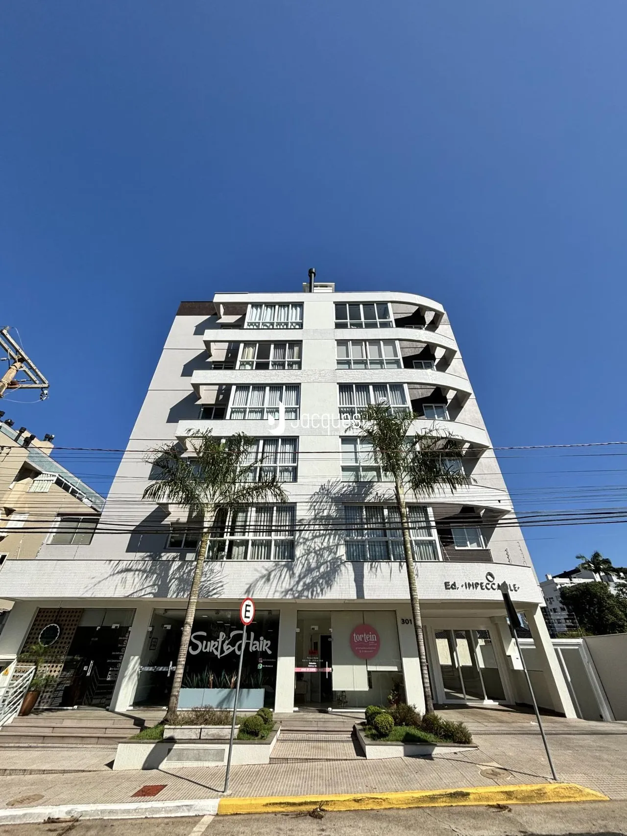 Fachada de um prédio residencial em Lajeado.