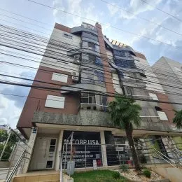 Fachada de um prédio residencial em Lajeado, Brasil.