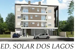 Fachada moderna de um edifício residencial em Lajeado, Brasil.