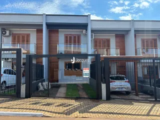 Fachada de um imóvel residencial em Lajeado, Brasil.
