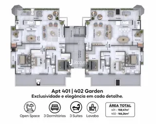 Apartamento com 3 dormitórios, foto 6