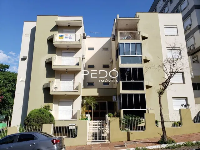 A fachada de um prédio residencial em Lajeado, Brasil.