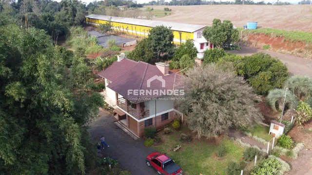 Área rural com 2 dormitórios