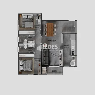 Apartamento com 2 dormitórios, foto 4