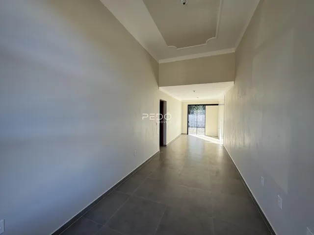 Corredor interno de uma residência em Lajeado, Brasil.