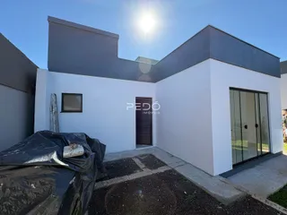 Fachada moderna de uma residência em Lajeado, Brasil.