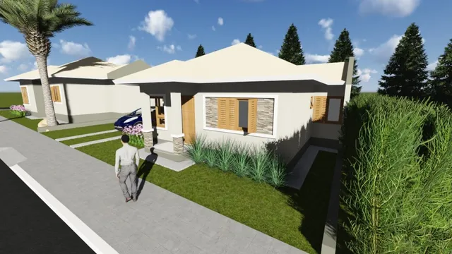 Casa geminada com 2 dormitórios