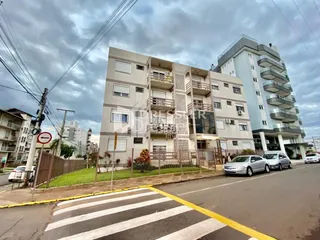 A fachada de um prédio residencial em Lajeado, Brasil.