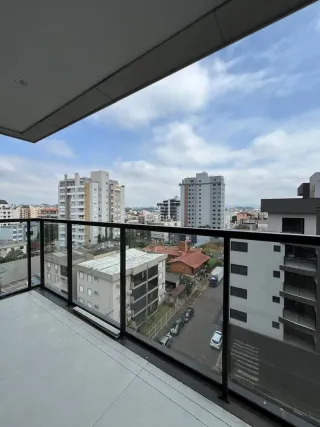 Vista panorâmica da cidade de Lajeado a partir de um terraço.