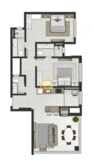 Apartamento com 2 dormitórios, foto 18