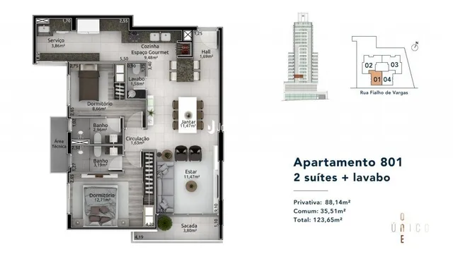 Apartamento com 2 dormitórios, foto 2