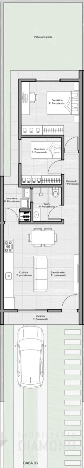 Casa geminada com 2 dormitórios, foto 4