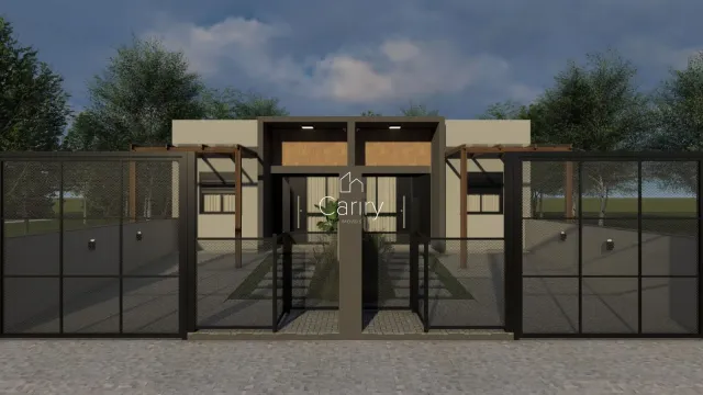 Casa geminada com 2 dormitórios