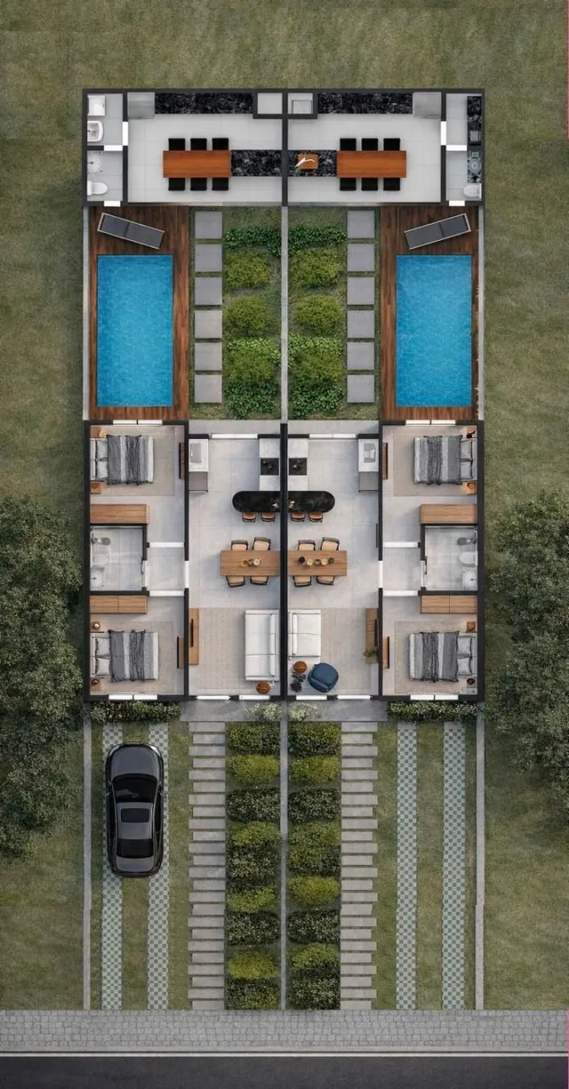 Casa geminada com 2 dormitórios, foto 2