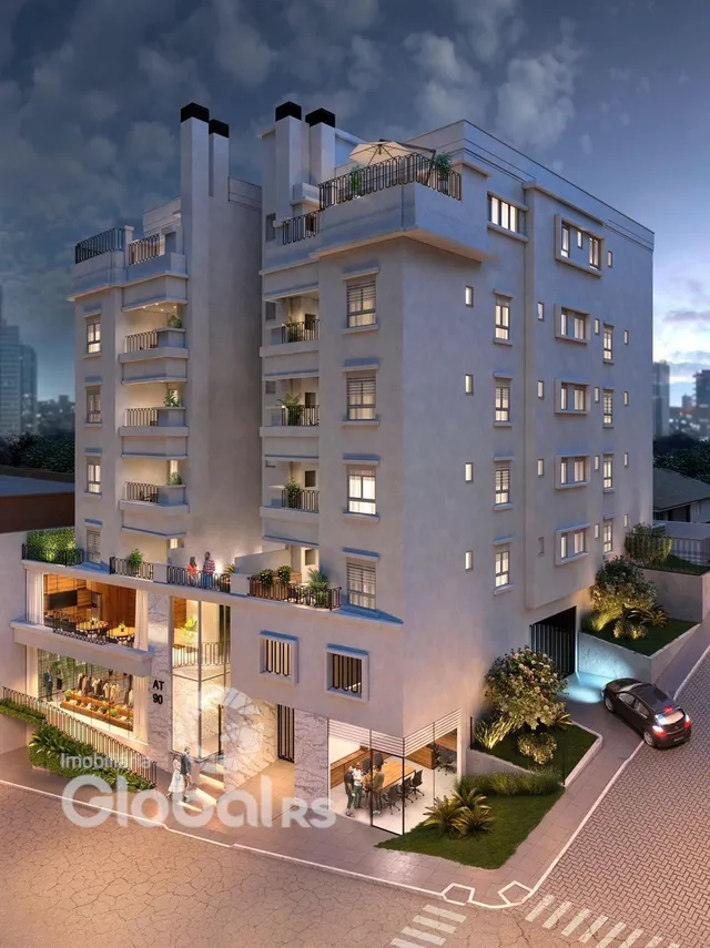 Fachada de um prédio residencial em Lajeado, Brasil.