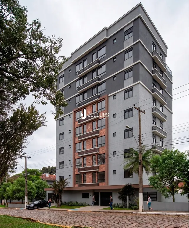 Fachada de um prédio residencial em Lajeado, Brasil.