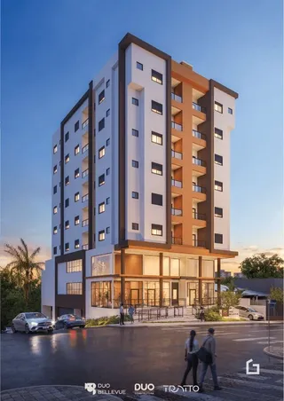 Fachada de um prédio residencial em Lajeado, Brasil.