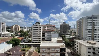 Vista aérea de edifícios residenciais em Lajeado, Brasil.