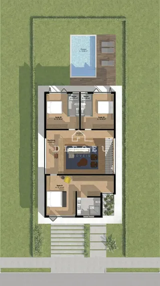 Casa com 3 dormitórios, foto 4