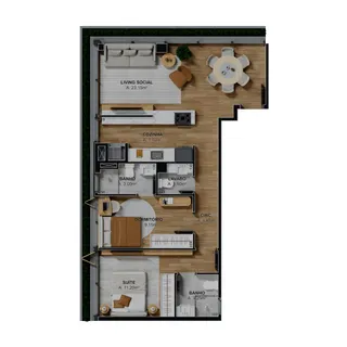 Apartamento com 2 dormitórios, foto 13