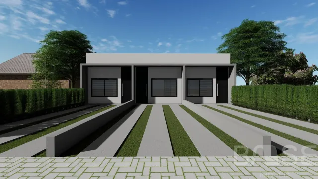 Casa geminada com 2 dormitórios