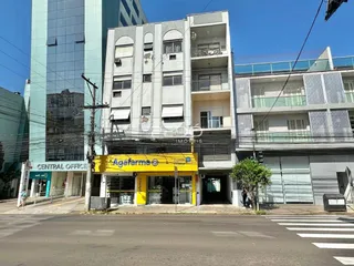 Fachada de um prédio residencial em Lajeado, Brasil.