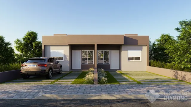 Casa geminada com 2 dormitórios