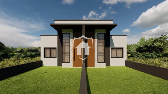 Casa geminada com 2 dormitórios