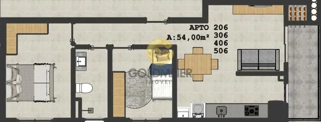 Apartamento com 2 dormitórios, foto 5