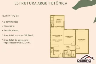 Apartamento com 2 dormitórios, foto 2