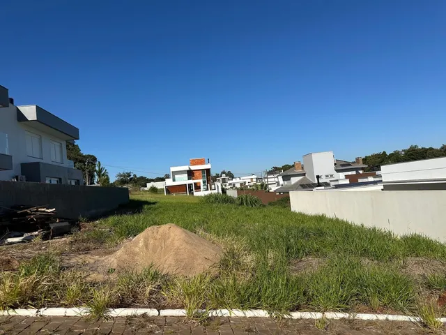 Vista externa de um terreno com vegetação seca e um monte de terra no primeiro plano.