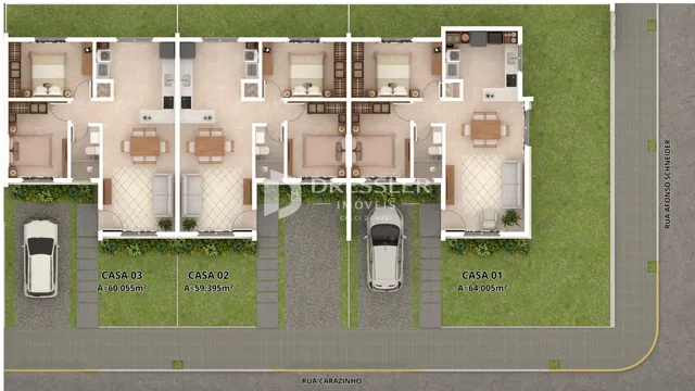 Casa geminada com 2 dormitórios, foto 4