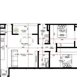 Apartamento com 2 dormitórios, foto 5