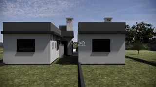 Fachada de uma residência em Lajeado, Brasil.