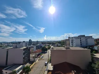 Vista aérea de um bairro residencial em Lajeado, Brasil.