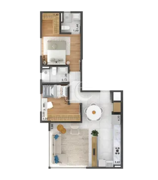 Apartamento com 2 dormitórios, foto 5