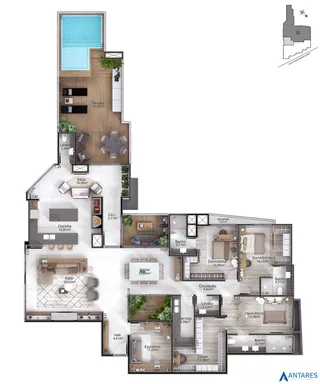 Apartamento com 2 dormitórios, foto 17