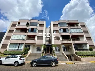 Fachada de um prédio residencial em Lajeado, Brasil.