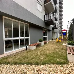 Fachada de um edifício residencial em Lajeado, Brasil.
