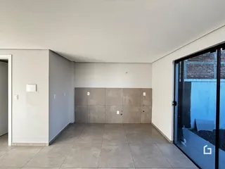 Hall de entrada interno de uma propriedade em Lajeado, Brasil.
