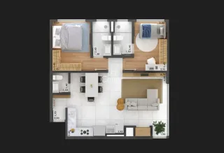Apartamento com 2 dormitórios, foto 7