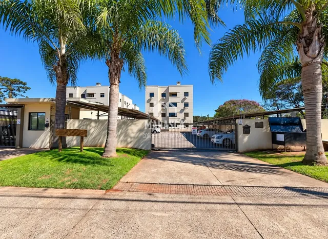 Vista da entrada de uma propriedade em Lajeado, Brasil.