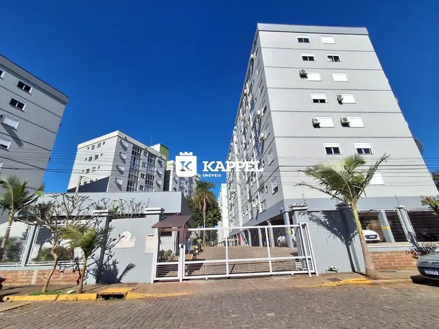 Fachada de um prédio de apartamentos moderno em Lajeado.